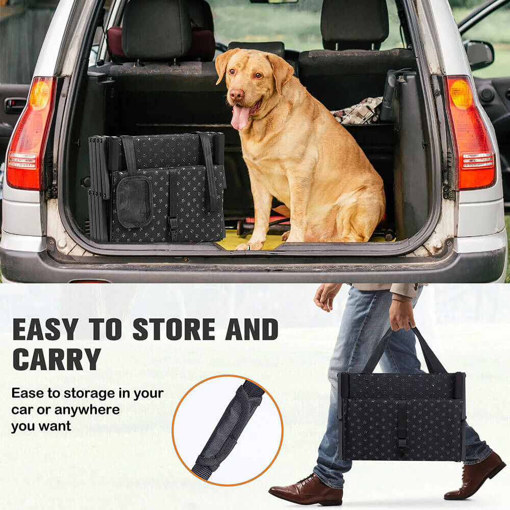 PupBench Foldable Dog Ramp & Stairs for Cars & SUVs