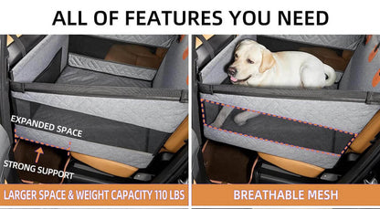 PupBench Single Road Bed – Dog Back Seat Extender
